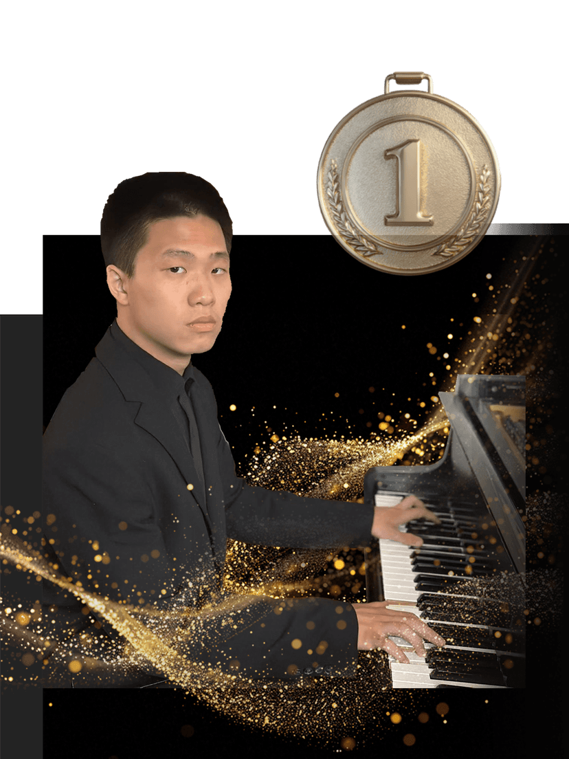 Gavin Lee Yu, gold medalist at Golden Melody International Music Competition 2025